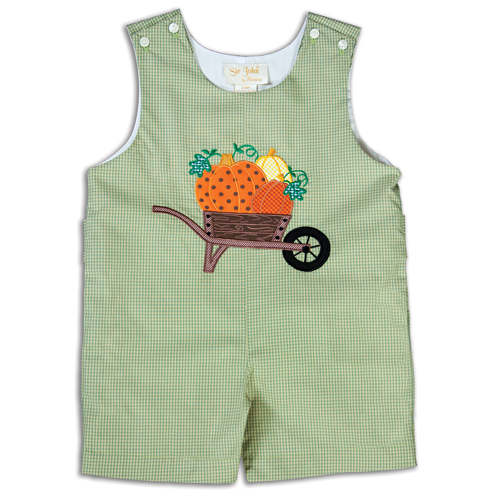 Pumpkin On Wheel Barrow